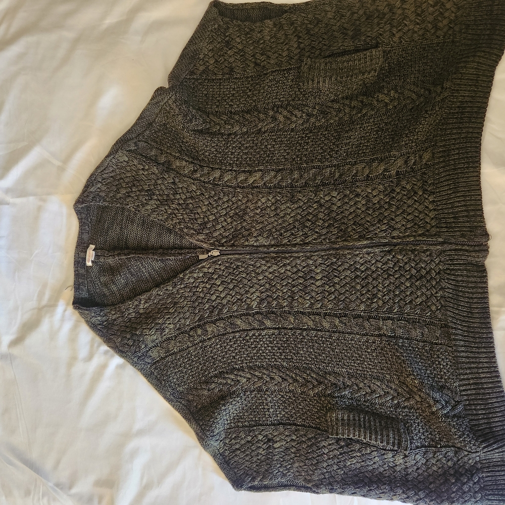 Xhilaration Women's Charcoal Cardigan Sweater